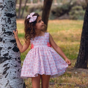 Vestido para Niña Rosa